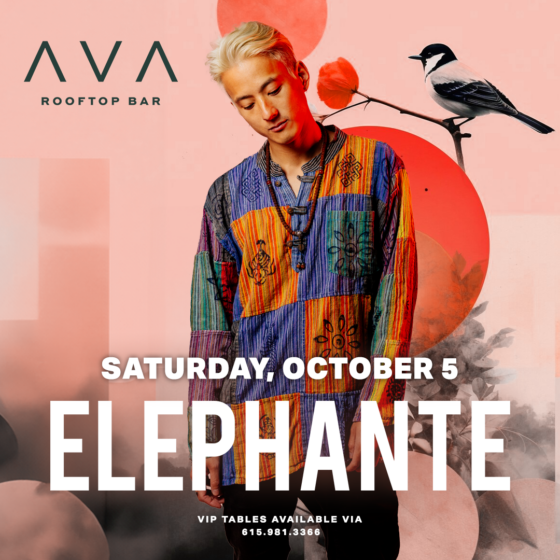 Saturday, October 5 at AVA Rooftop at Nashville Live!