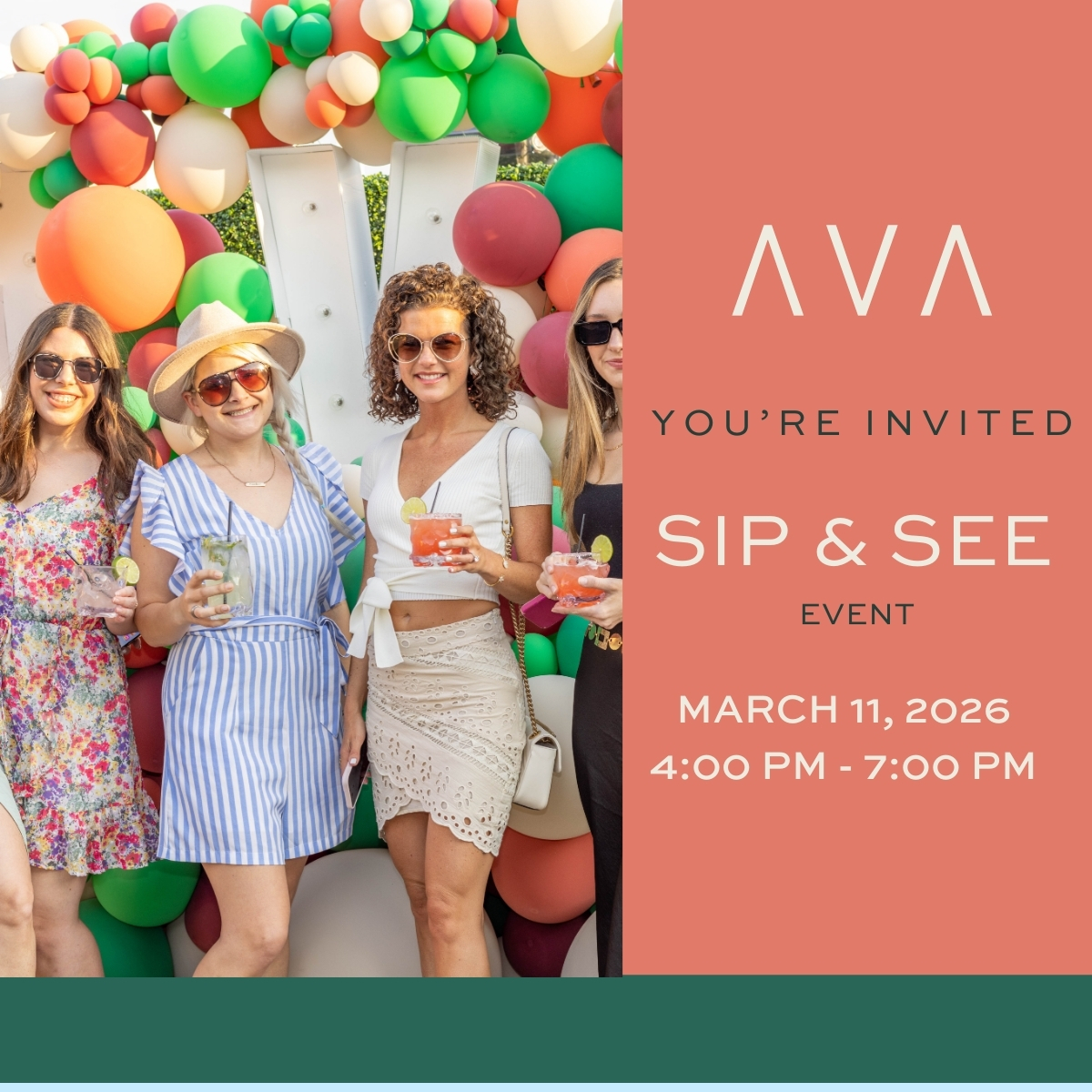 AVA Sip and See Open House Event March 11